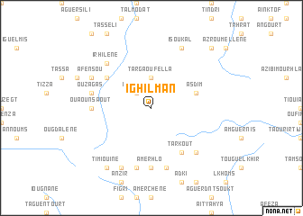 map of Ighilman