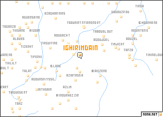 map of Ighir Imdaïn