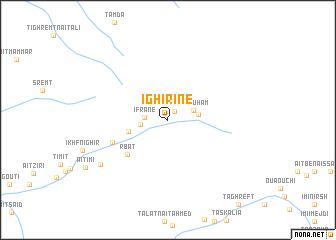 map of Ighirine