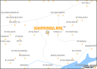 map of Ighir-n-Inoulane