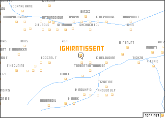 map of Ighir nʼTissent