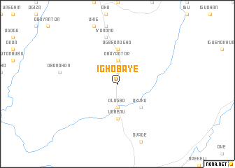 map of Ighobaye