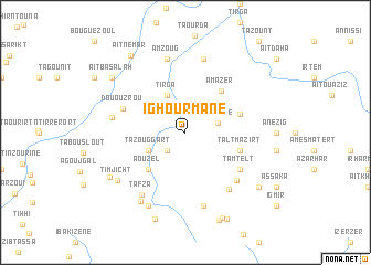 map of Ighourmane