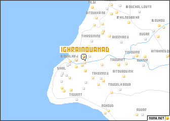 map of Ighraïn Ouamad