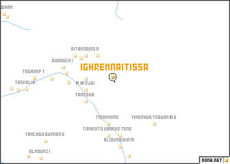 map of Ighrem nʼAït Issa