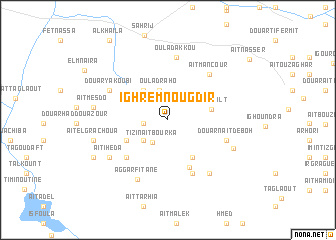 map of Ighrem nʼOugdir