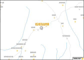 map of Igieduma