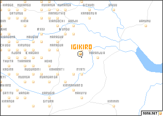 map of Igikiro