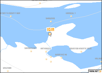 map of Igim