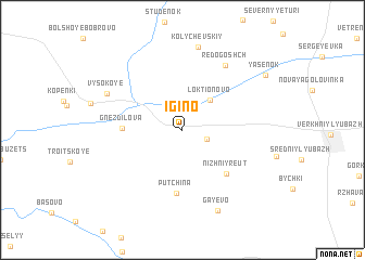 map of Igino