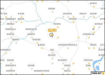 map of Igiri