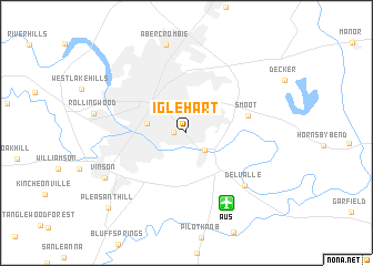 map of Iglehart