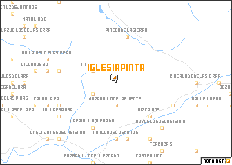 map of Iglesiapinta