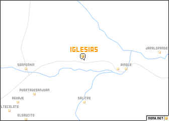 map of Iglesias