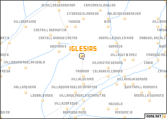 map of Iglesias