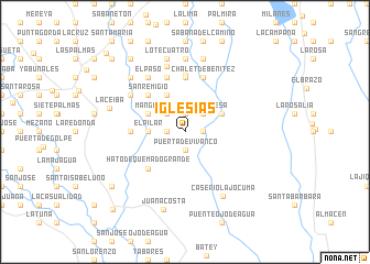 map of Iglesias