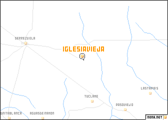 map of Iglesia Vieja