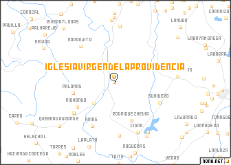 map of Iglesia Virgen de la Providencia