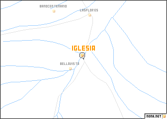 map of Iglesia