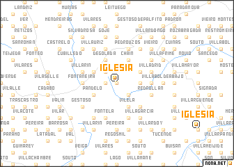 map of Iglesia