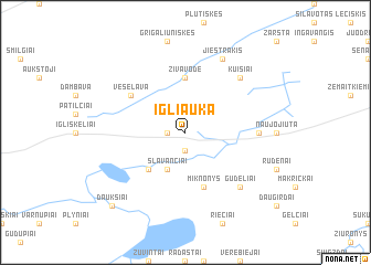 map of Igliauka