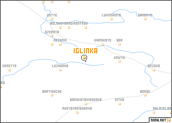 map of Iglinka
