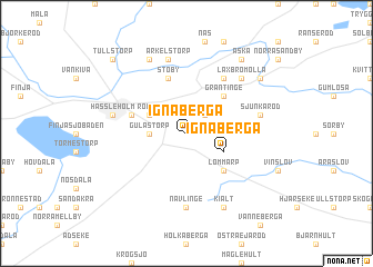 map of Ignaberga