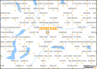 map of Ignacewo