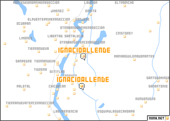 map of Ignacio Allende