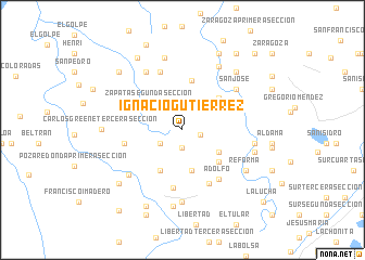 map of Ignacio Gutierrez