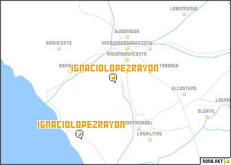 map of Ignacio López Rayón
