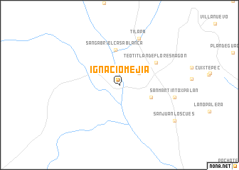 map of Ignacio Mejia