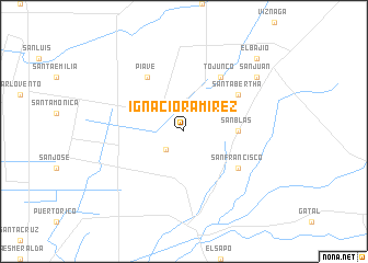 map of Ignacio Ramírez