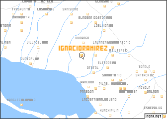map of Ignacio Ramirez