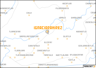 map of Ignacio Ramírez