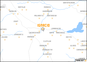map of Ignacio
