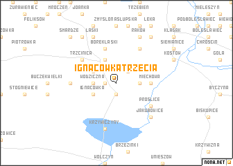 map of Ignacówka Trzecia