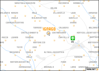 map of Ignago