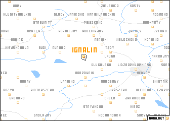map of Ignalin