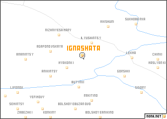 map of Ignashata