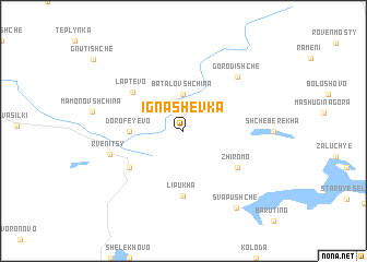 map of Ignashevka
