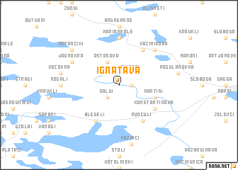 map of Ignatava