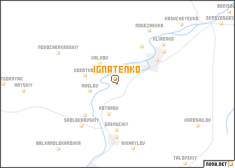 map of Ignatenko