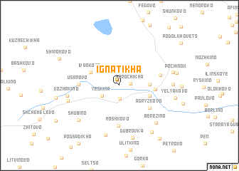 map of Ignatikha
