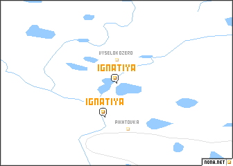 map of Ignatiya