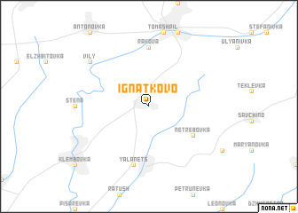 map of Ignatkovo