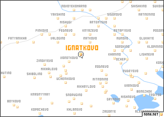 map of Ignatkovo