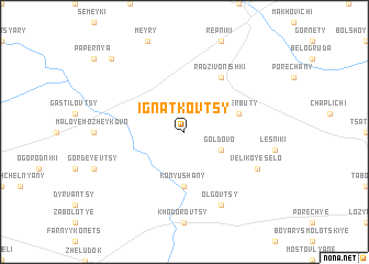 map of Ignatkovtsy