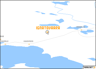 map of Ignatovaara