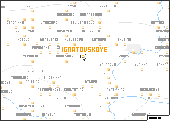 map of Ignatovskoye